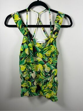 POM AMSTERDAM | Abstract Lemon Viscose Camisole Size 38/US 6